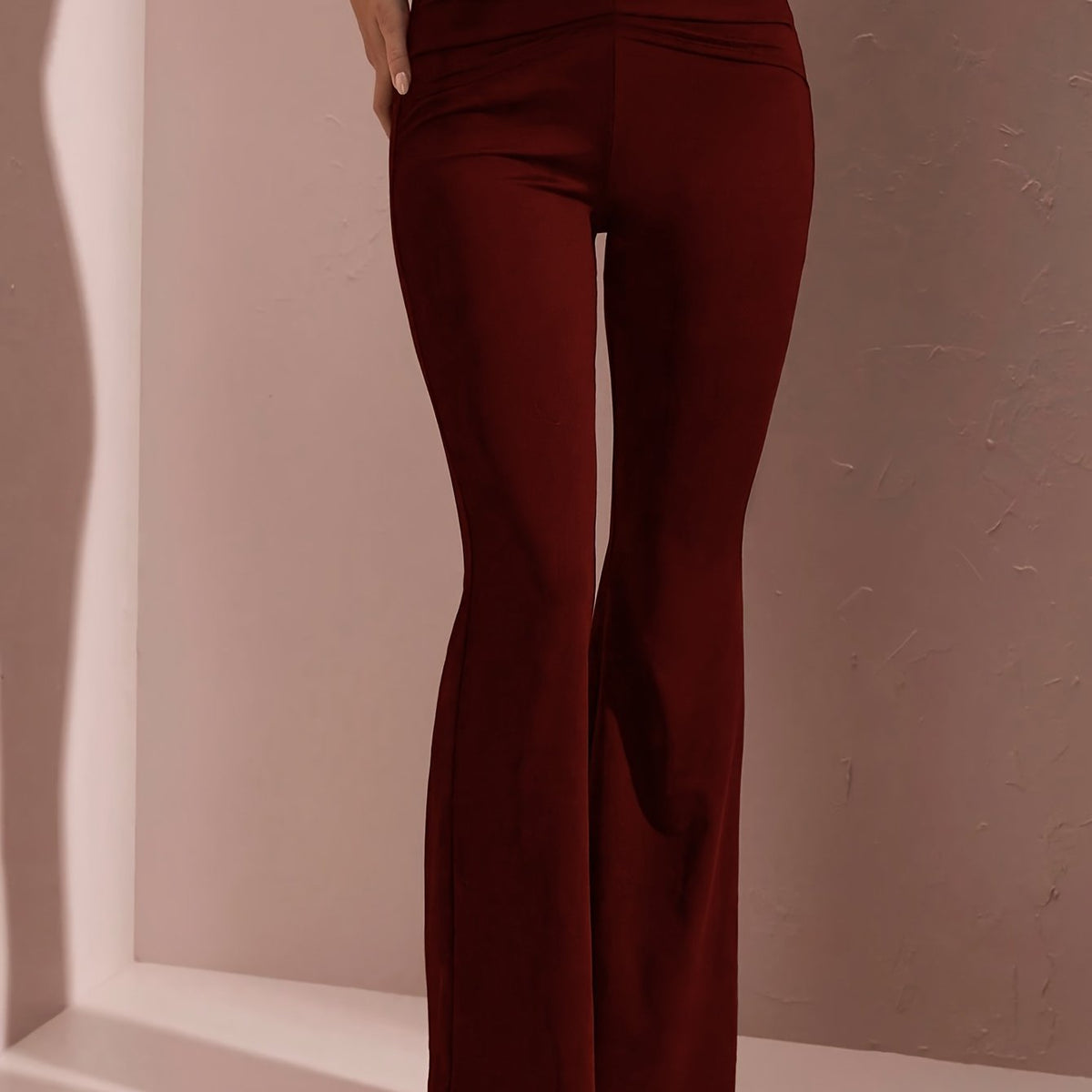 Elegant black flare pants