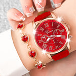 Ensemble montre et bracelet zircon pour femme + bracelet offert