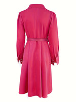 Robe élégante à manches longues