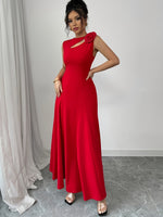Robe midi sans manches imprimée #Paris