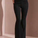 Elegant black flare pants