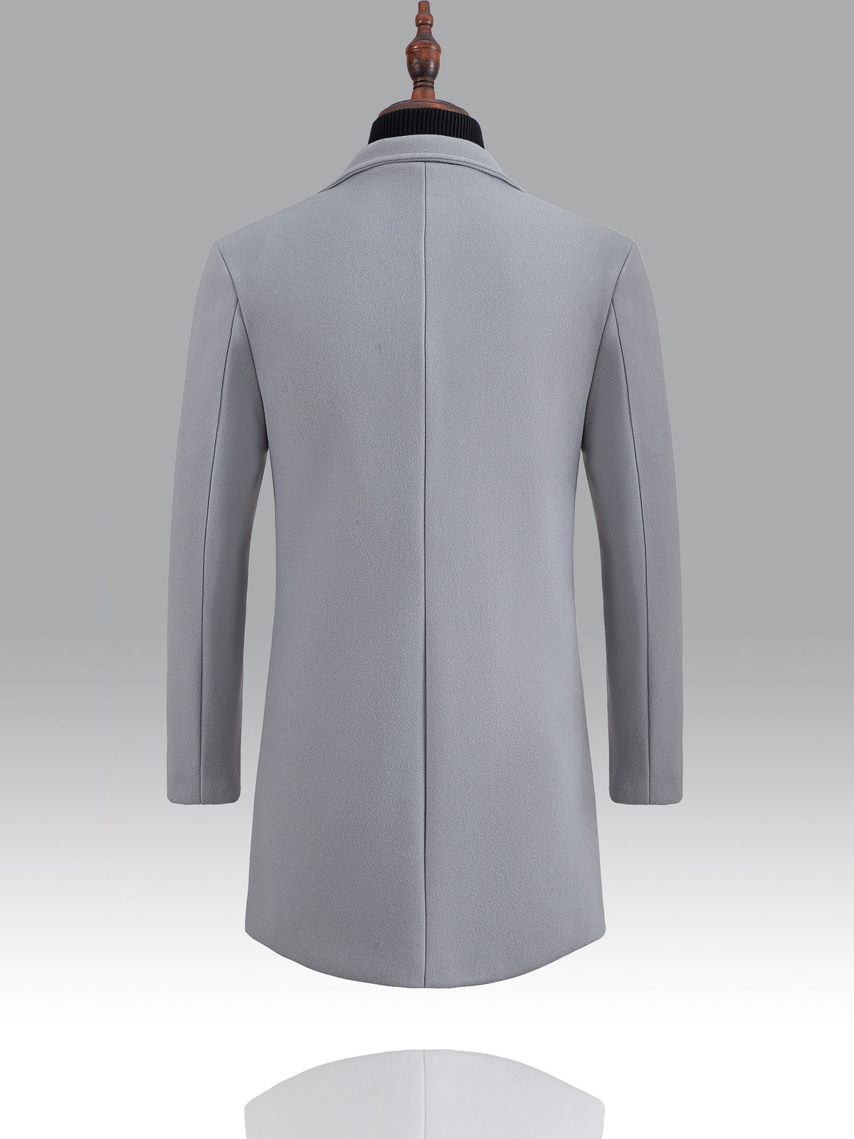 Manteau trench homme élégant à simple boutonnage #Courchevel