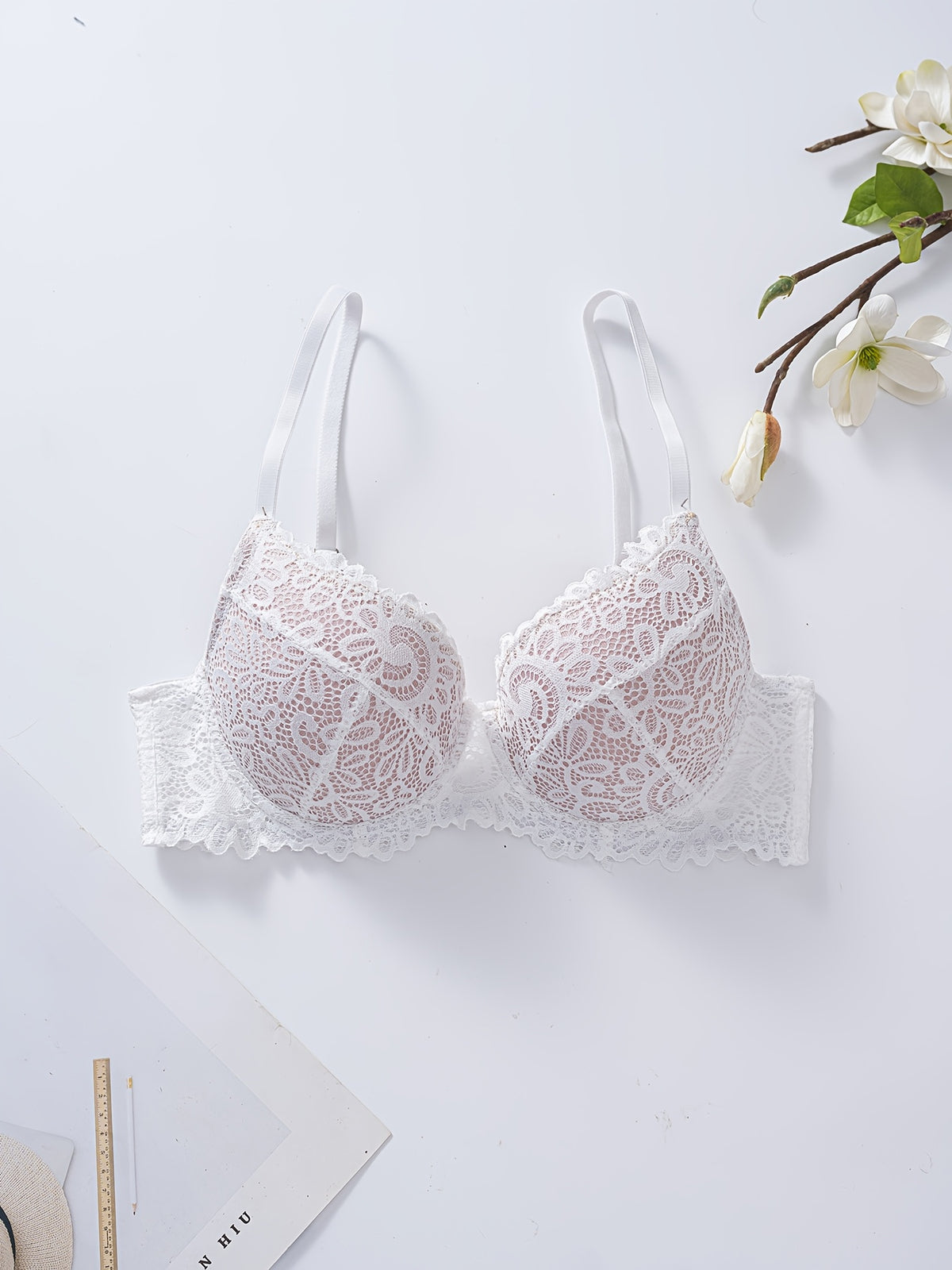 Ensemble 3 pièces en dentelle élégante
