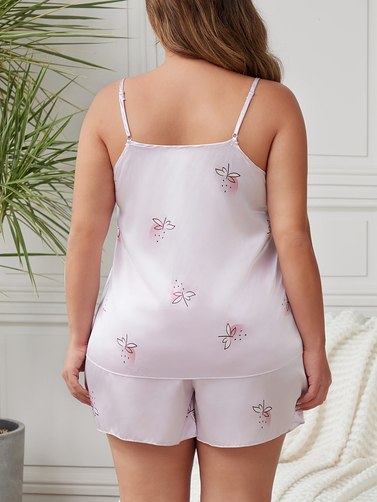 Ensemble Pyjama Satiné Grande Taille