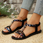 Sandales tressées pour femme