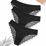 Lot de 3 culottes en dentelle