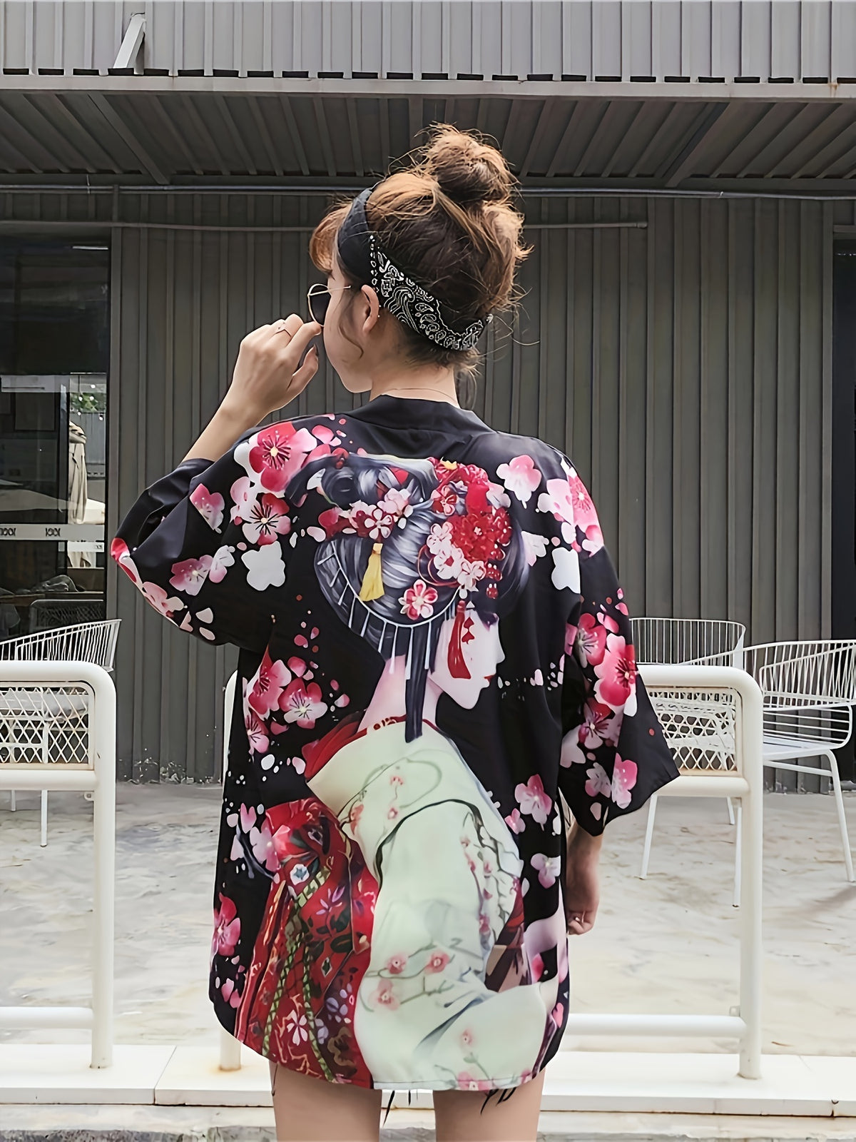 Kimono traditionnel japonais pour femme