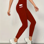 Legging élégant à couture mesh