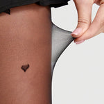 Lot de 3 collants transparents à motifs géométriques
