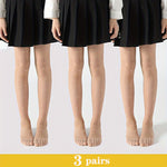 Pack of 3 Girls Heart Pattern Fishnet Tights