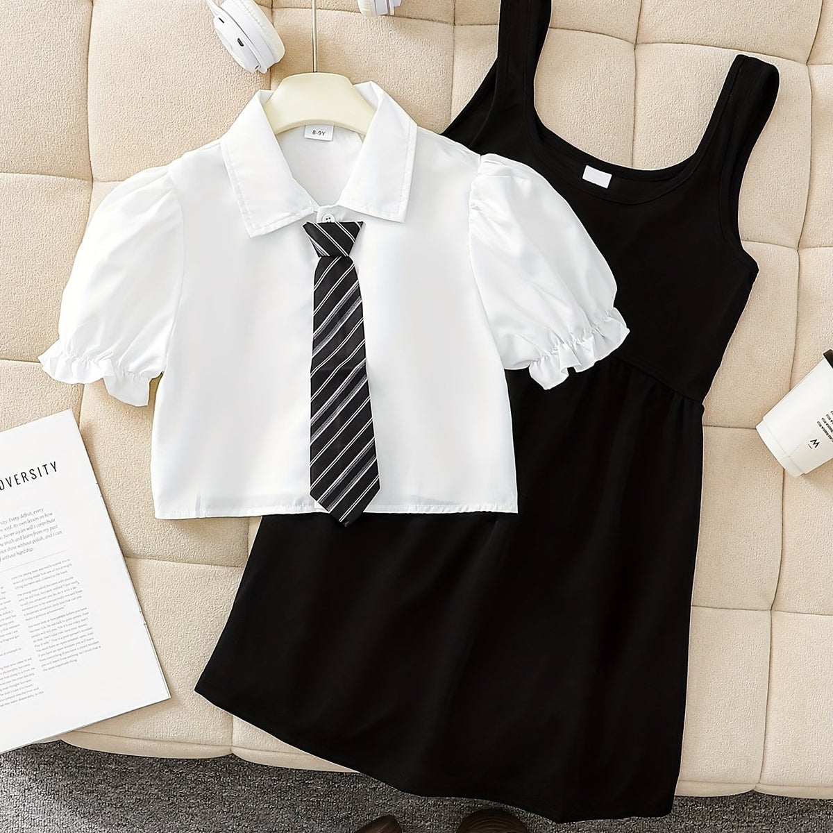 Costume preppy pour filles et adolescentes
