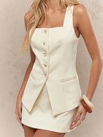 Ensemble élégant femme sans manches #Monaco
