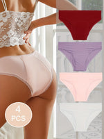 Lot de 4 culottes menstruelles – sexy, respirantes & anti-fuites