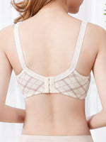 Soutien-gorge d'allaitement élégant à carreaux