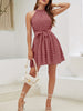 Robe élégante à pois sans manches #Paris