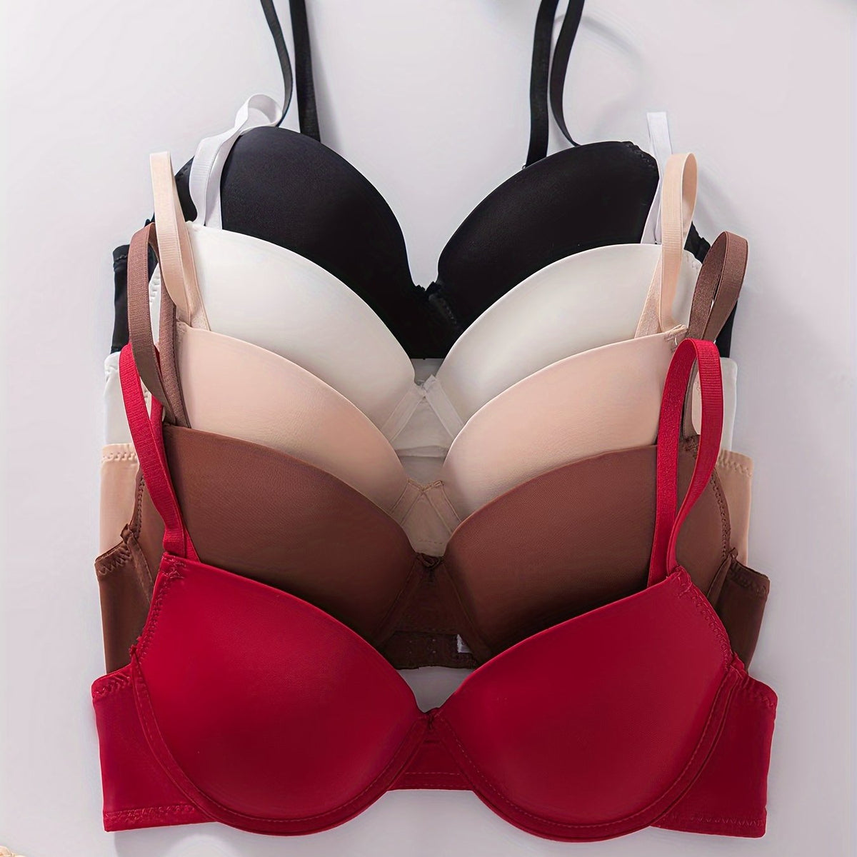 Lot de 5 soutiens-gorge push-up