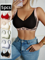 Lot de 5 soutiens-gorge sans couture