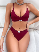 Ensemble lingerie côte élégant