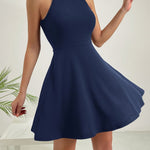 Robe élégante à col halter #Paris