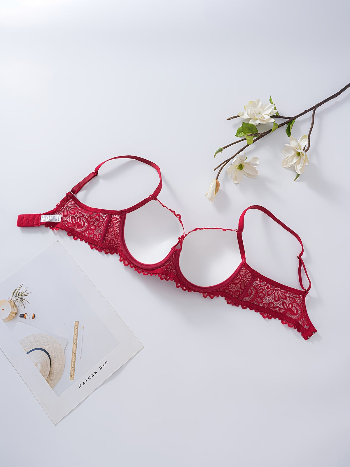 Ensemble 3 pièces en dentelle élégante