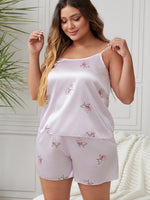 Ensemble Pyjama Satiné Grande Taille