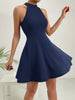Robe élégante à col halter #Paris