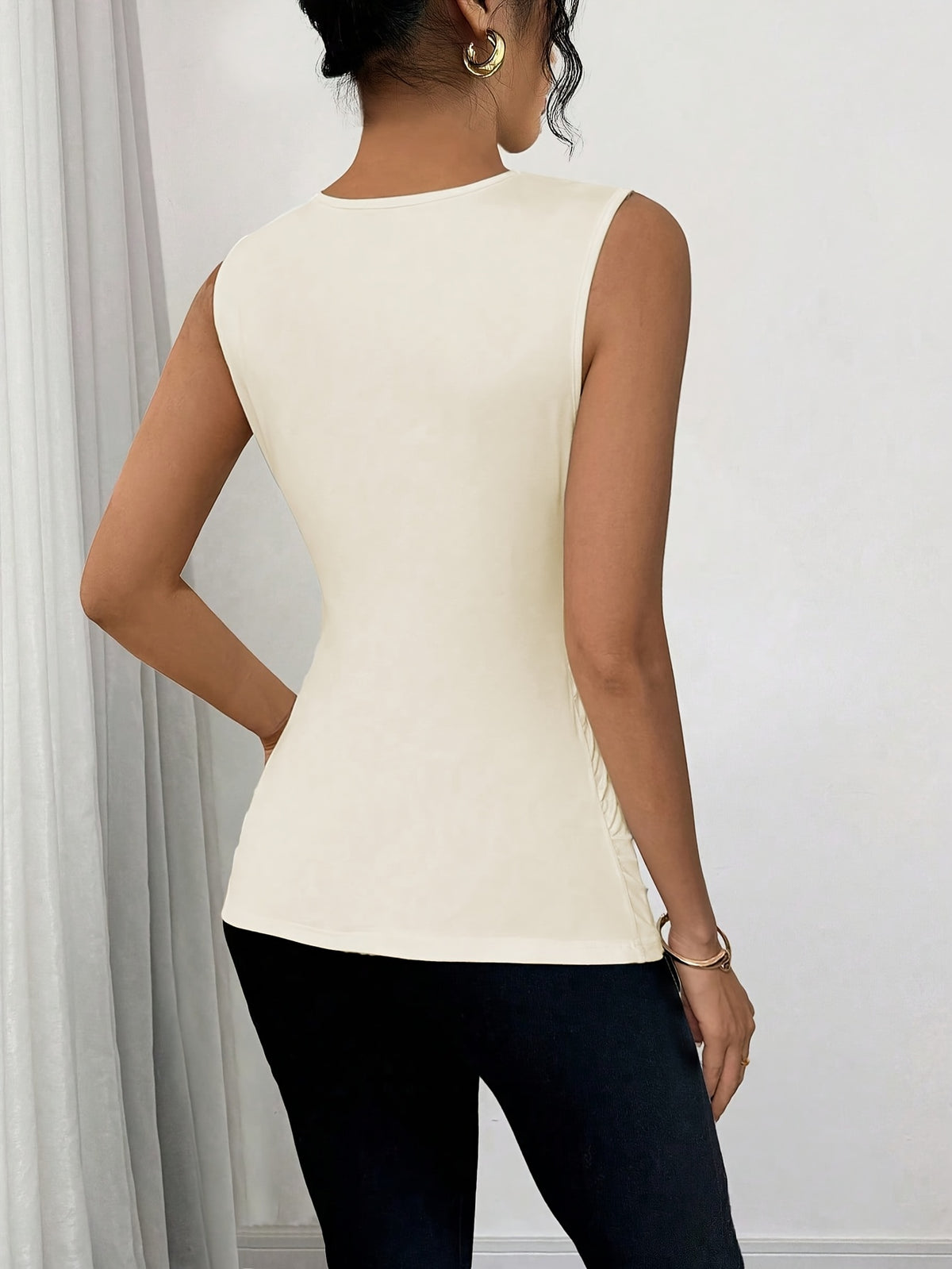 Top asymétrique élégant à une épaule #Paris