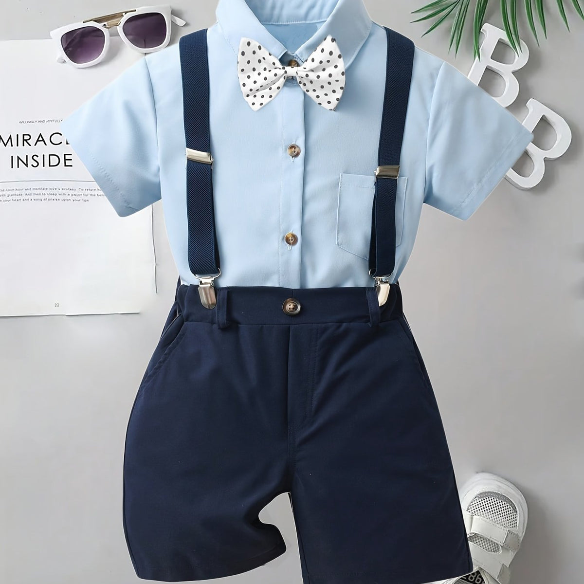 Tenue garçon élégante 4 pièces