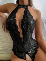 Body en dentelle florale