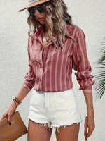 Chemise élégante à rayures pour femmes #Monaco
