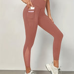 Legging élégant à couture mesh