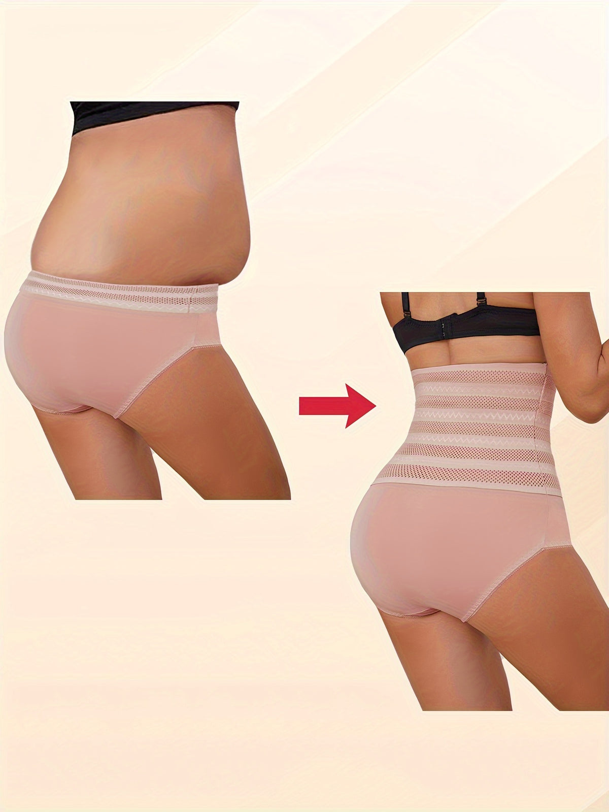 Culotte gainante noir taille haute – effet ventre plat