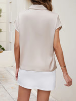 Chemise manche courte pour femme #Monaco