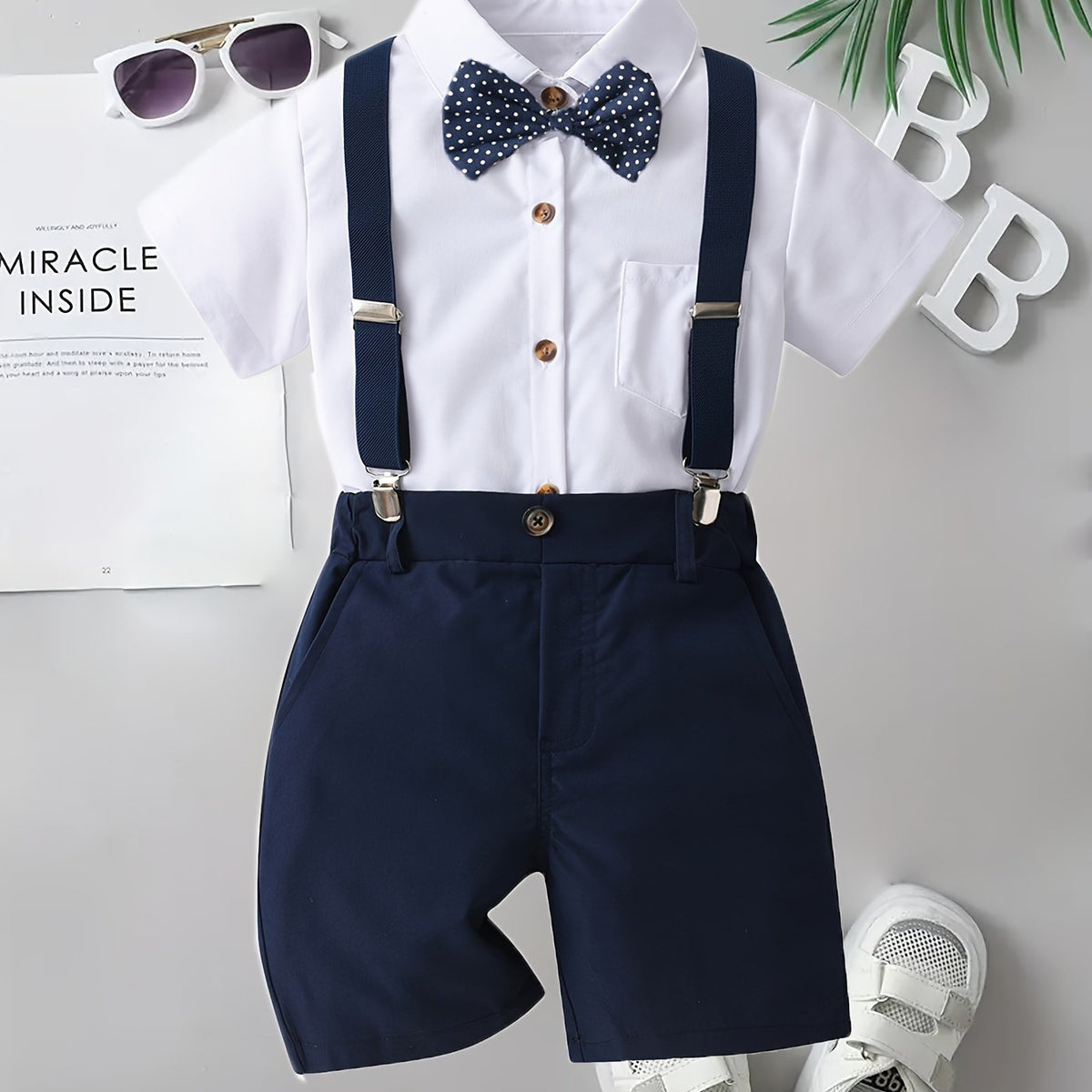 Tenue garçon élégante 4 pièces