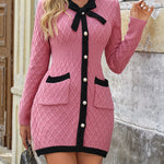 Élégante Robe Tricotée Femme #collection Paris 2025