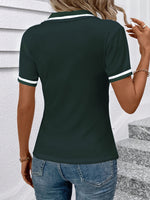 Chemise élégante avec col polo#L911
