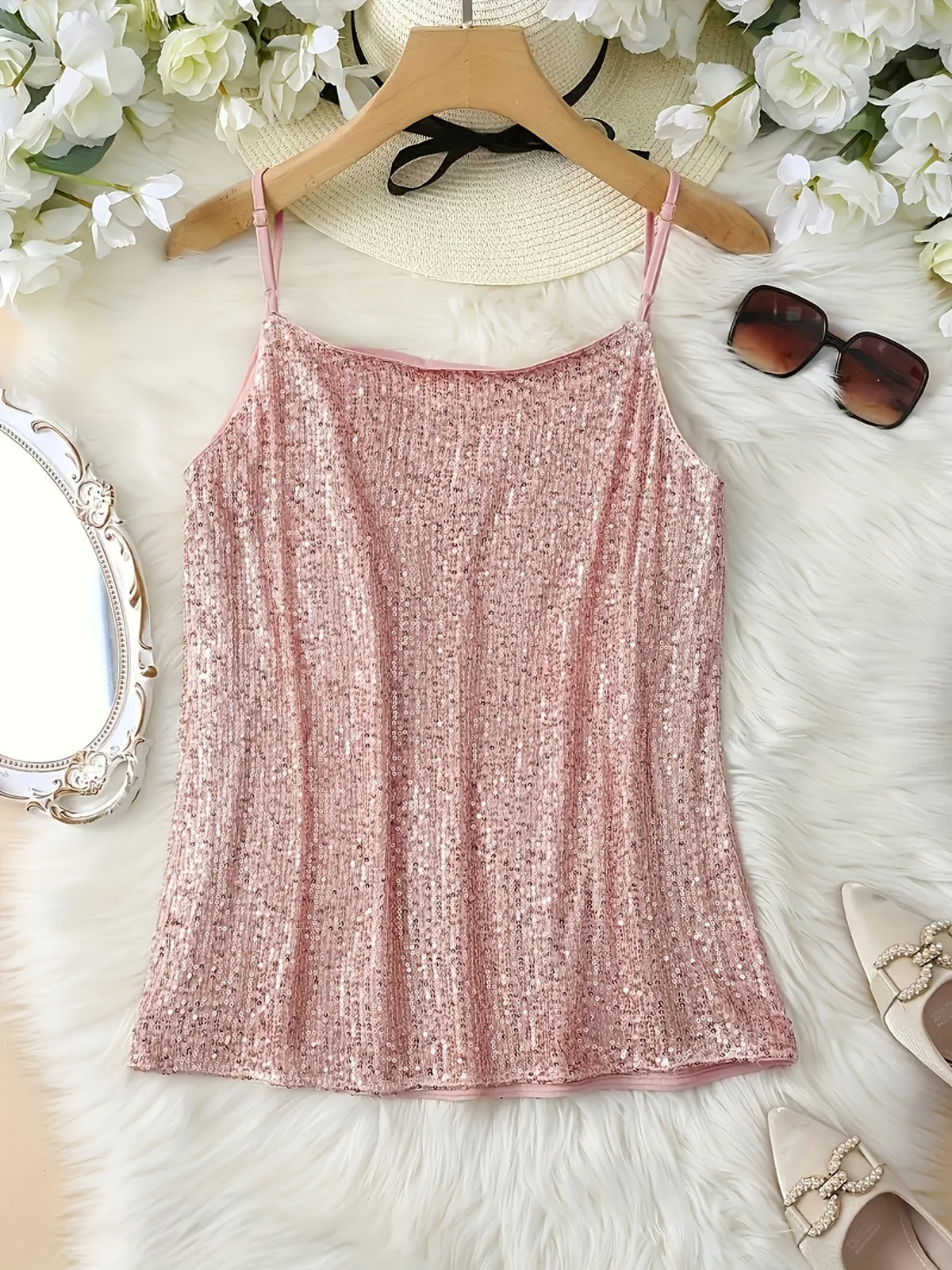 Top à sequins V – l’élégance décontractée pour l’été