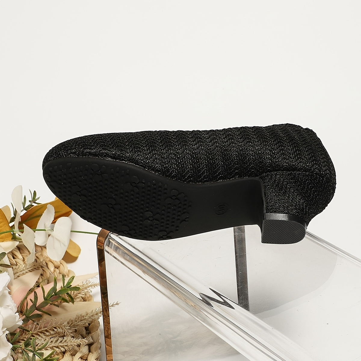 Escarpins princesses noirs avec perles