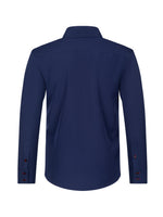 Chemise habillée homme manches longues #Bordeaux