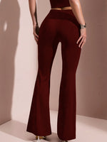 Elegant black flare pants