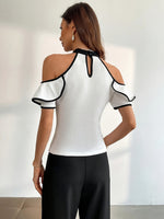 T-Shirt élégant à épaules dénudées #collection MONACO 2025