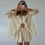 Ensemble élégant beige Tularose – Chic & confort au printemps #collection MONACO 2025