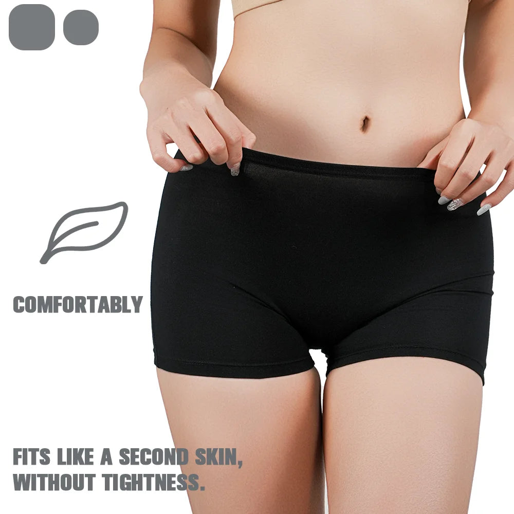 Shorty anti fuite en coton – confort & protection 