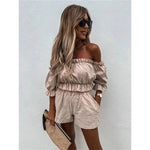 Ensemble Femme Lin & Coton beige – Élégance Naturelle #collection MONACO 2025