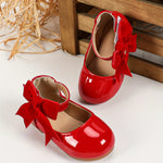 Chaussures mary jane rouge