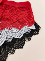 Lot de 3 culottes en dentelle