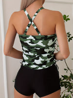 Maillot de bain 2 pièces camouflage