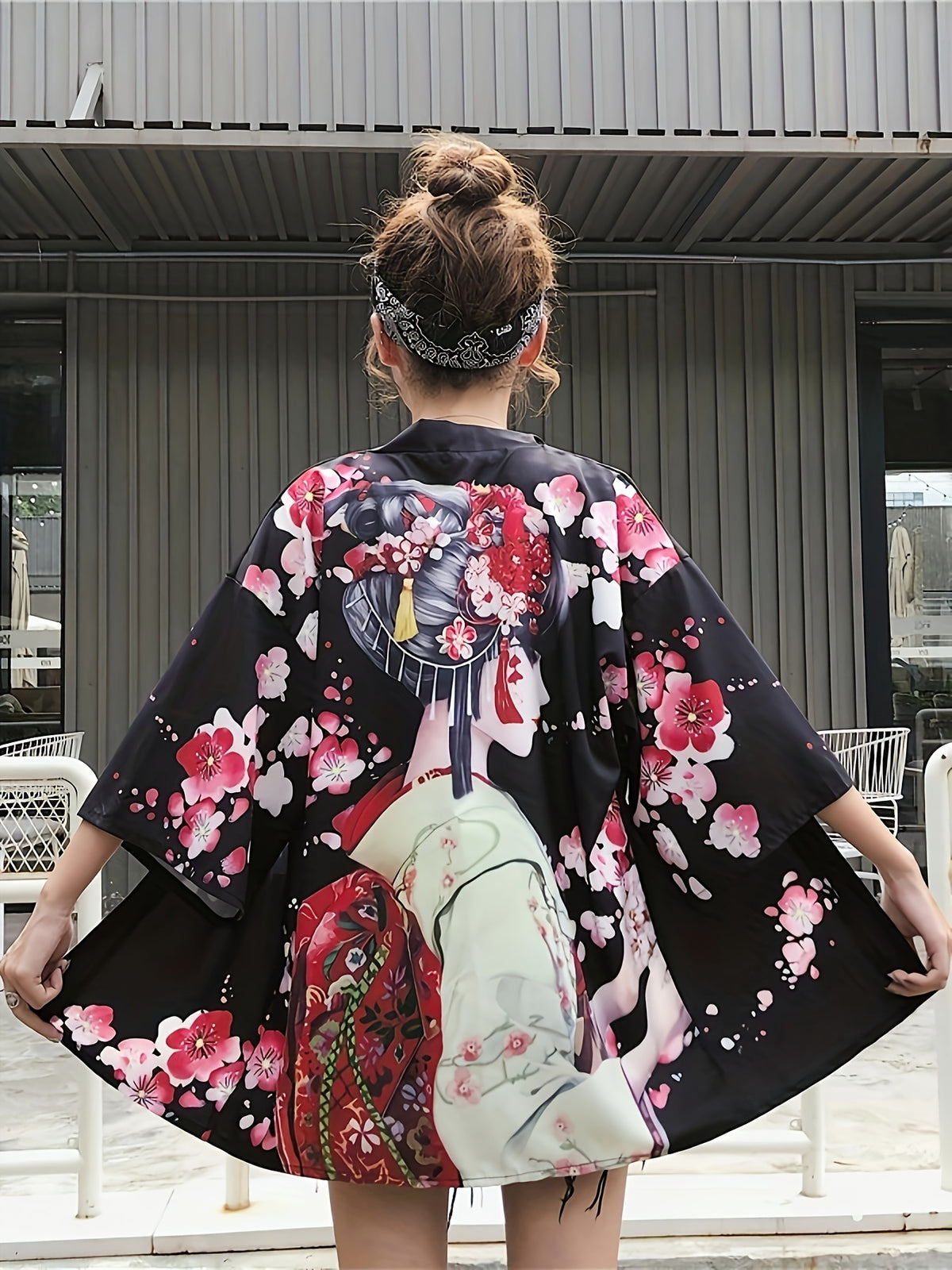 Kimono traditionnel japonais pour femme