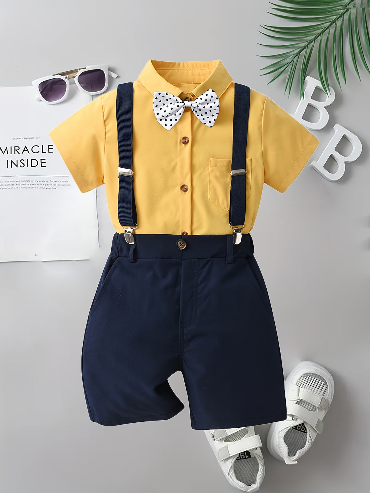 Tenue garçon élégante 4 pièces