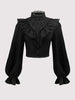 Chemisier chic à manches longues avec dentelle #collection Paris